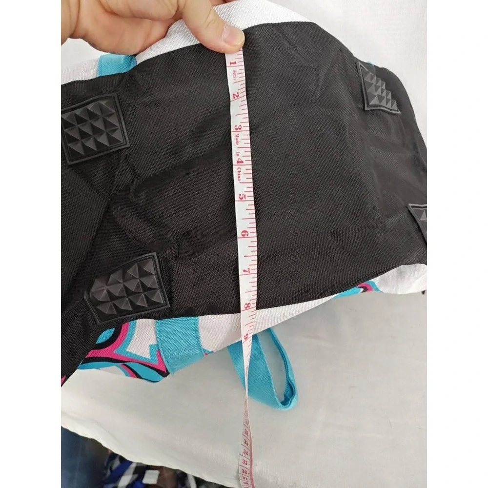 Bang Energy Drink‎ Promo Duffle Bag White Blue Pink Graphic Sporty Travel RARE!